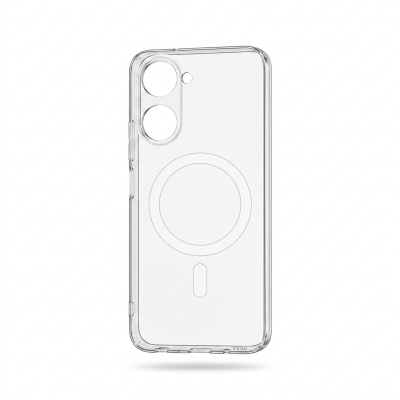 Picture of For Vivo Y03/ Vivo Y03T/vivo Y18/ Vivo Y18T/ Vivo Y18i/Y18E Transparent Magnatic Anti Yellow Clear Magsafe Protective Phone Case Back Cover