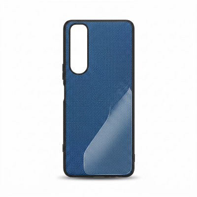 Picture of Sony Xperia 5 Mark iii Doated Texture Hard Leather Back Case Sony Xperia 5 III (Navy Blue)