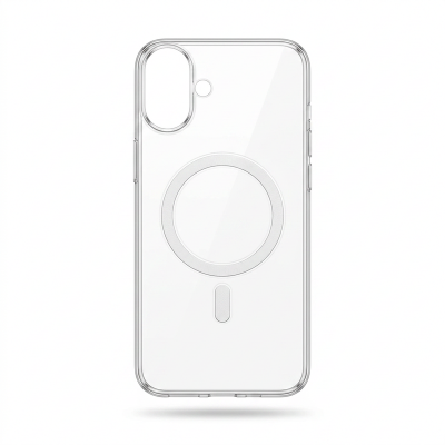 Picture of iPhone 17 Case – Anti-Yellow Clear Hard Back Cover with Built-in MagSafe