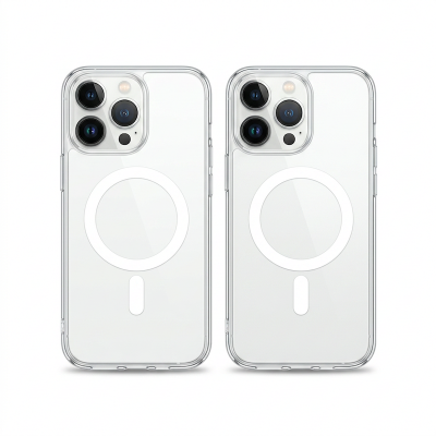Picture of For iPhone 12/iphone 12 pro/iphone 12 pro max Anti Yellow Hard Magsafe Unique Case Clear Hard Phone Back Cover
