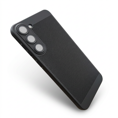 Picture of Cooling Mesh Metal Lens Protection Phone Case For Samsung Galaxy A34 Slim Cover