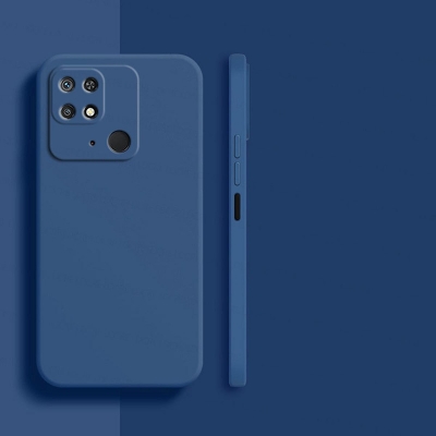 Picture of Redmi 10C/Xiaomi Redmi 10 Power– Liquid Silicone Soft Gel Rubber Shockproof Back Cover