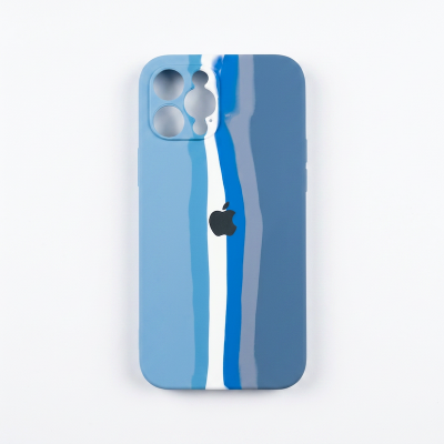 Picture of For Apple iPhone 12 Pro Max Official Rainbow Soft Logo Matte Ultra-Slim Phone Case Back Cover