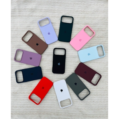 Picture of iPhone 17 / 17 Air / 17 Pro / 17 Pro Max Official Silicone Case All Colours With Apple Logo 100% Best Quality