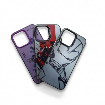Picture of iphone 14 pro max matte finish graphics premium back cover