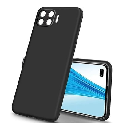 Picture of Oppo F17 Pro Silicone Soft Gel Rubber Slim Liquid Cover Shockproof Protective Anti-Scratch Phone Case