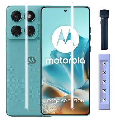 Picture of Tempered Glass For Motorola Edge 60 Fusion Premium HD+ UV Glass Screen Protector Guard