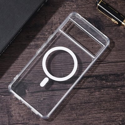 Picture of Magsage Anti Yellow Unique Case For Google Pixel Pixel 7 Pro, Pixel 8 ,Pixel 8a ,Pixel 8 pro ,Pixel 9 , Pixel 9a ,Pixel 9pro ,Pixel 9, pro XL,6,Pixel 6 pro , Pixel 6a ,Pixel 7, Pixel 7A, Clear Hard Transparent Phone Back Cover