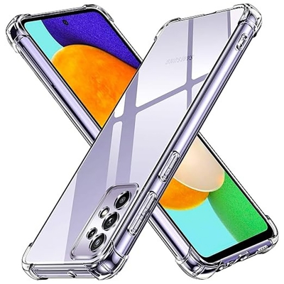 Picture of Samsung Galaxy A23 5G Flexible Clear Transparent Soft TPU Back Case Cover With Bumper