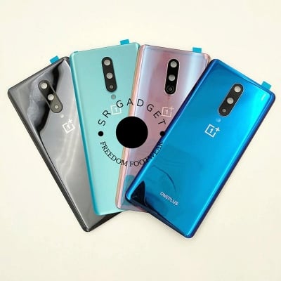 Picture of Replacement Backshell Glass Back Panel for Oneplus 8 Battery Back Door Housing With Logo