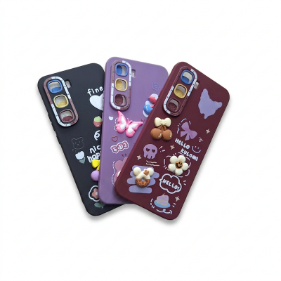Picture of Infinix Hot 60 pro plus / Hot 60 pro  plus butterfly ladies back cover