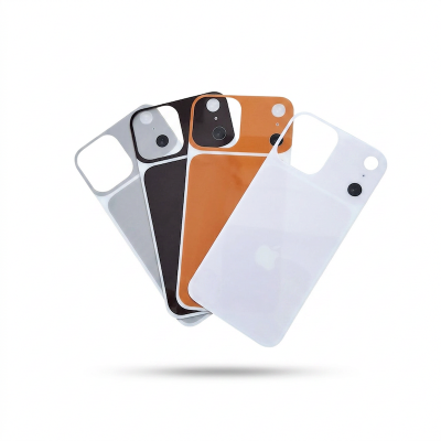 Picture of Latest Convert Back Glass For iPhone 15 Pro Max to 17 Pro Max Upgrade Phone Converter Glass & Transparent Dust Plug Case