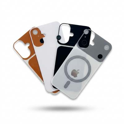 Picture of Back Converter Glass for iPhone 16 to iphone 17  Tempered Glass & Clear Phone Case