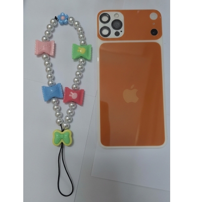 Picture of Pearl Phone Chain Beads Cellphone Lanyard Cute Bear Straps For Mobile Telephone Jewelry Accessories For Women Phonecase Ornament