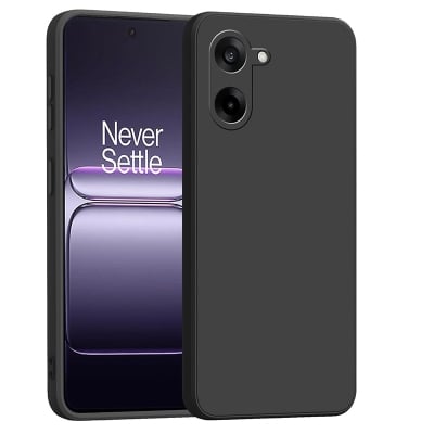 Picture of OnePlus Nord CE5 / CE 5 (5G) Case – Ultra Slim Matte Soft Rubberized Back Cover with Camera Bump Protection & Velvet Inner Lining