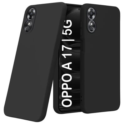 Picture of For OPPO A17 Liquid Silicone Soft Gel Rubber Shockproof Back Cover
