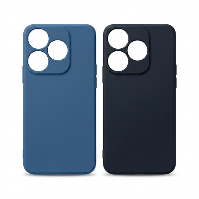 Picture of For Tecno Spark 10 / Tecno Spark 10C Heavy Strong Liquid Silicone Soft Gel Rubber Shockproof Cover For Tecno Spark 10 Phone Case