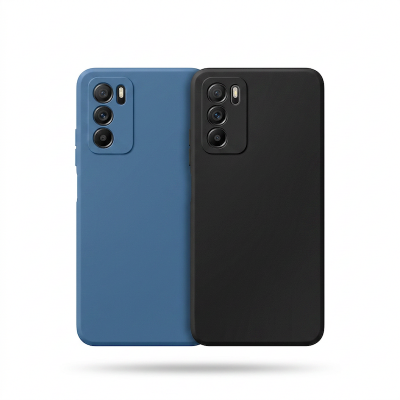 Picture of For OPPO RENO 6 4G Heavy Strong Liquid Silicone Soft Gel Rubber Shockproof Cover ForOPPO RENO 6 4G Phone Case