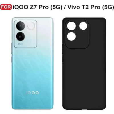 Picture of Silicone Phone case for iQOO Z7 Pro / Vivo T2 Pro 5G / Vivo S17e Liquid Silicon Mobile Back Case Soft Silicone Phone Cover