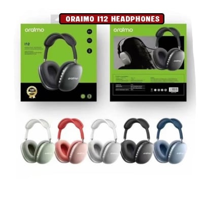 Picture of Oraimo i12 Wireless Headset – Bluetooth 5.3 Earbuds with HD Clear Sound & Pure Bass | Dual Mode Wireless Headphone | Mastercopy Earphone with Long Battery Backup