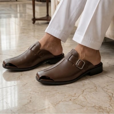 Picture of Men’s Half Shoe (Lace-Up) - Brown