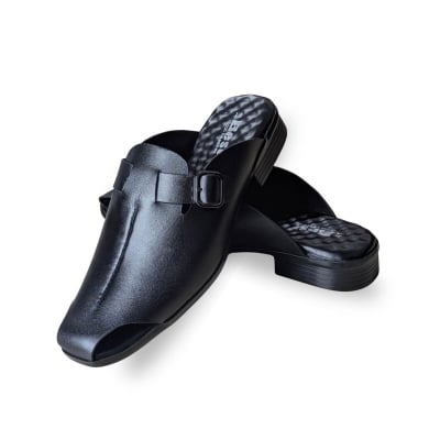 Picture of Men’s Half Shoe (Slip-On) - Black