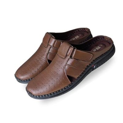 Picture of Men’s Half Sacchi Formal Shoe - Brown
