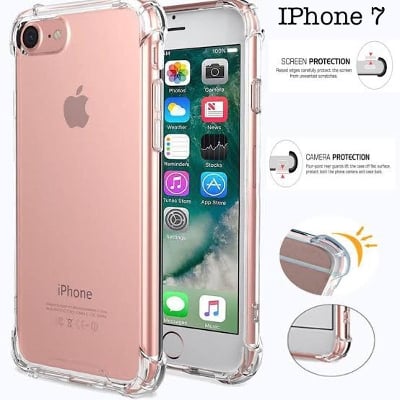 Picture of for iPhone 7 Break proof Transparent clear TPU back cover