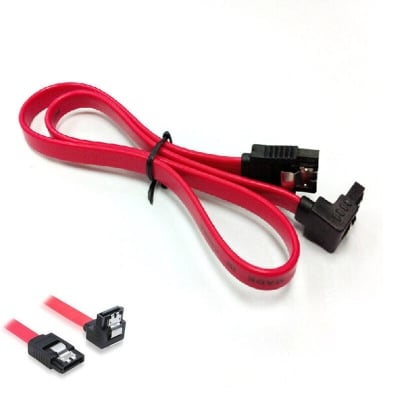 Picture of XIE 1Pc SATA 3.0 III SATA3 6Gb / S SSD Hard Drive Data Straight / Right Angle Cable