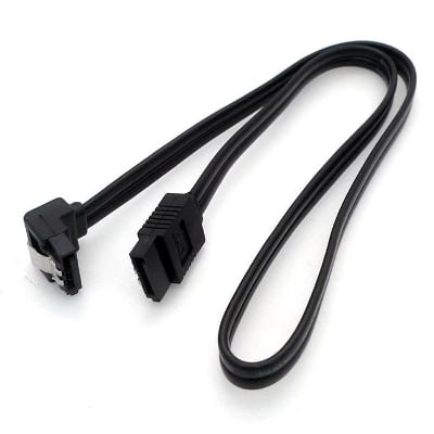 Picture of XIE 1Pc SATA 3.0 III SATA3 6Gb / S SSD Hard Drive Data Straight / Right Angle Cable