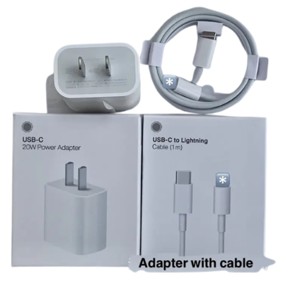 Picture of For iPhone 20W Power Adapter Charger USB-C To Lightning Cable US EU Plug Fast Charger for iPhone