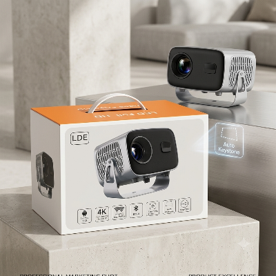 Picture of A10 Android LED Projector with 5G Wi-Fi Electric Focus