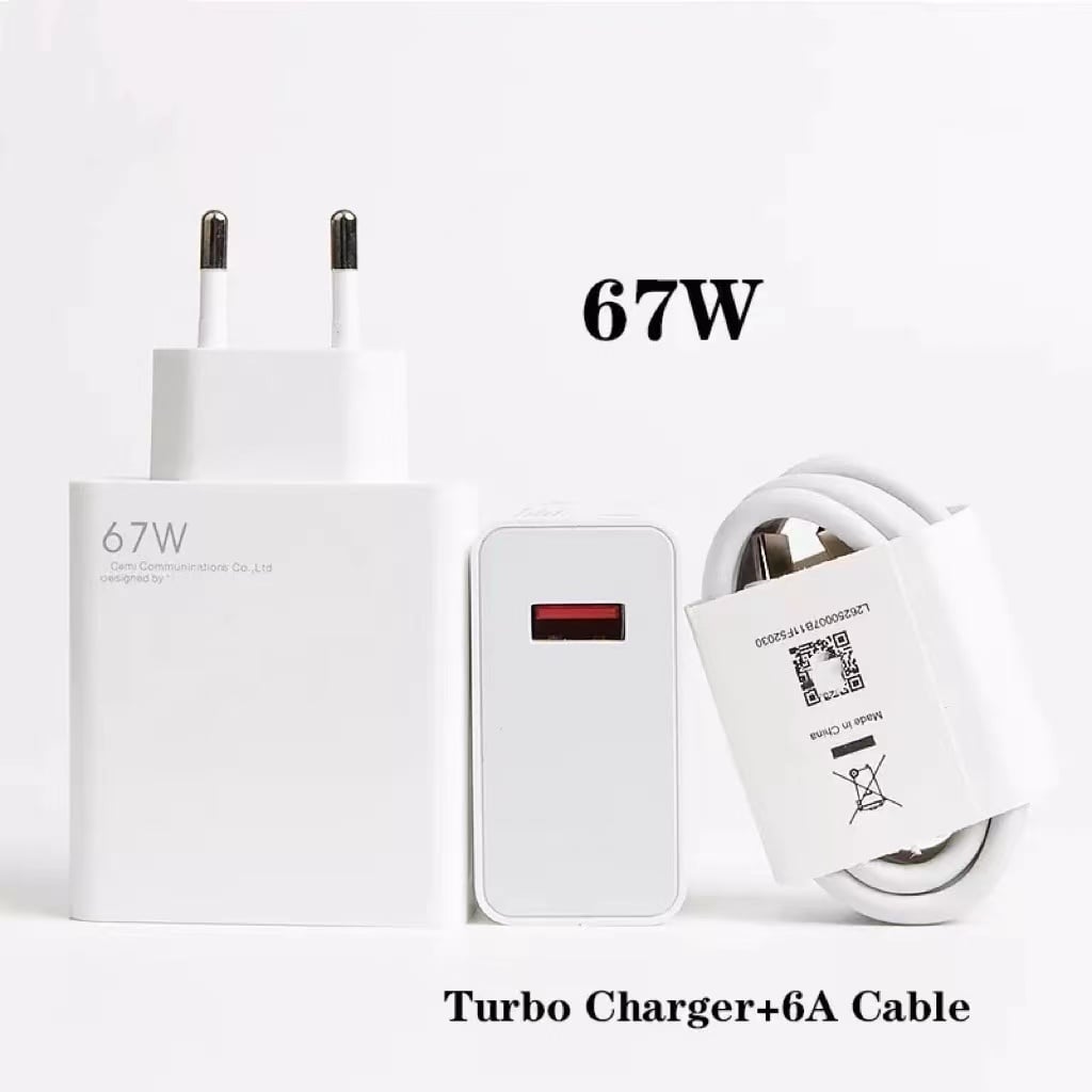 Picture of Mi_67W Gan Charger With 6A Fast Type C Cable - Charger