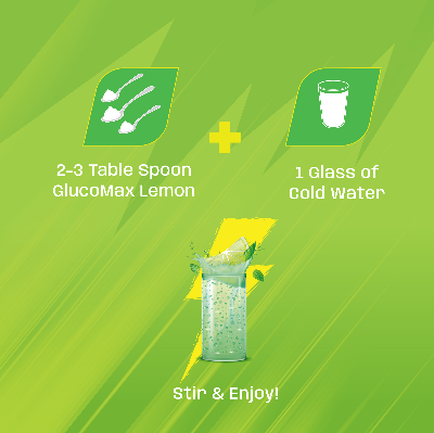 Picture of GlucoMax Lemon 350g BIB (Powder Drink)