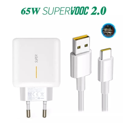 Picture of OPPO 65W Supper Vooc Charger With Type C Data Cable