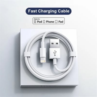 Picture of Original Quality USB Charger Cable for iPhone 14 8 7 6S Plus 13 12 Pro XS Max XR SE Fast Charging Cord Data Sync Line 1m 2m 3m