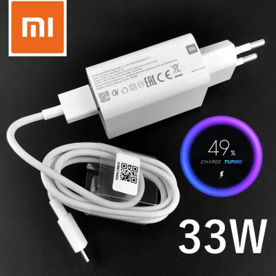 Picture of 33watt fast Charger Turbo Charge EU QC 4.0 Adapter 3A Usb Type C Cable