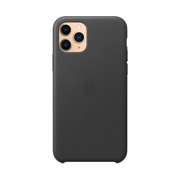 Picture of iPhone 11 Pro Max Leather Case Black