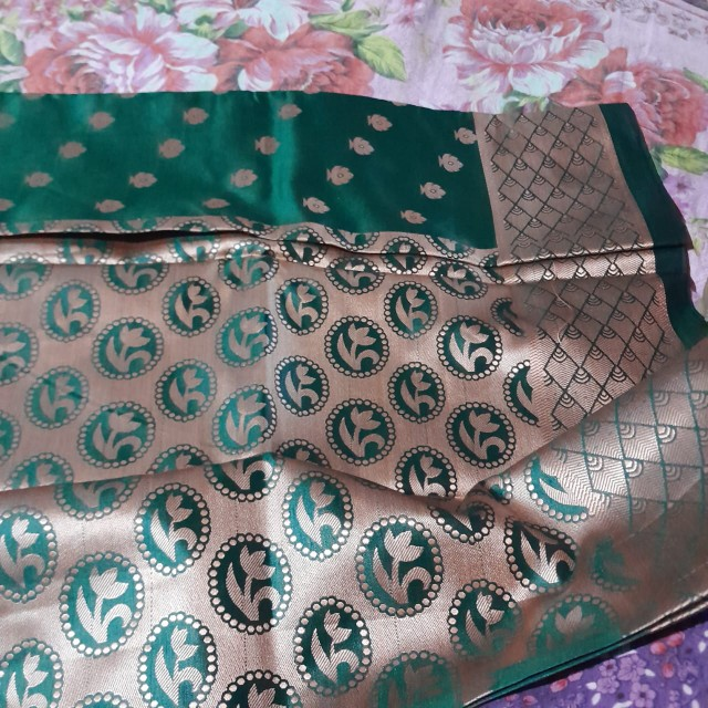 Picture of New Most Popular Soft Pure Katan Saree For Women.Best Stylish Saree Comfortable Wear -Regular Use Saree-Any Occasion Saree Colour Garanty-All Over Work By Suta