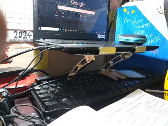 Picture of ARIF Universal Laptop Stand Aluminum Ergonomic Adjustable Notebook Stand