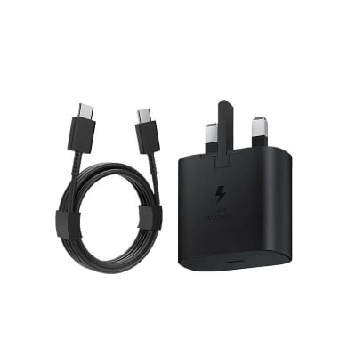 Picture of For Samsung 45W PD Fast Power Adapter 3 Pin For Samsung Mobile with C to C cable