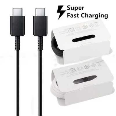 Picture of For Samsung Type C to Type C fast Charging USB Cable- Black & White