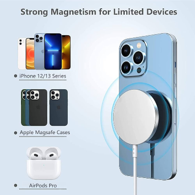 Picture of New MagSafe Charger iPhone 13 Magnetic Charger [Apple MFi Certified] Wireless Fast Charging Cable Cord Portable Charging Cord Compatible with iPhone SE131211X Mini,AirPods Pro-Strong Attraction