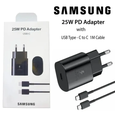 Picture of Arif Samsung 25W Super Fast Charging Type-C Wall Charger Adapter for Galaxy S24 S23 S22 A Series – High Quality Fast Charger