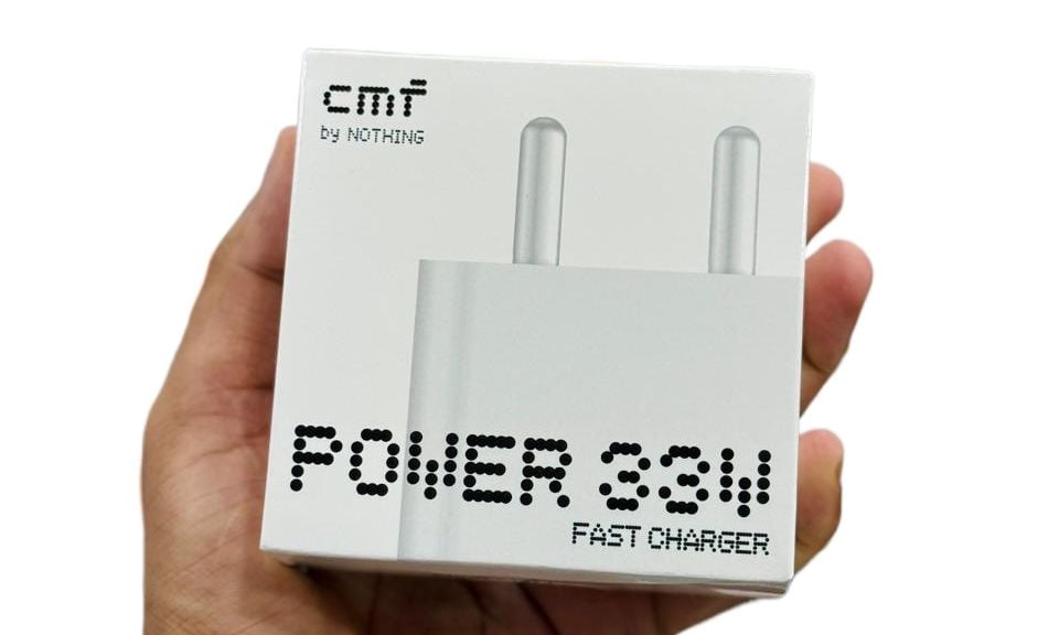 Picture of Nothing 33W CMF by Nothing 33W Type-C Power Rapid Fast Charger Adapter for CMF Phone 1 Nothing Phone 2a Plus Phone 2a Phone 2 Phone 1 Tab 33-watt Quick Charging Adaptor for Smartphone, CMF 33w, White