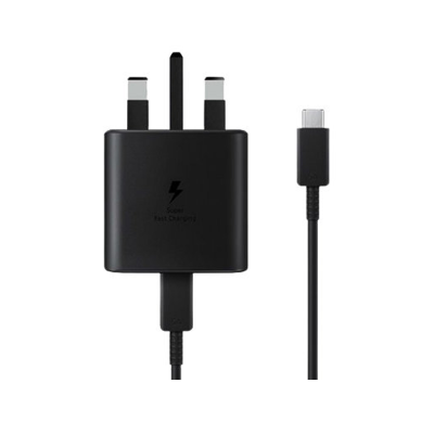 Picture of samsuing 45W 3 pin adapter with type C cable