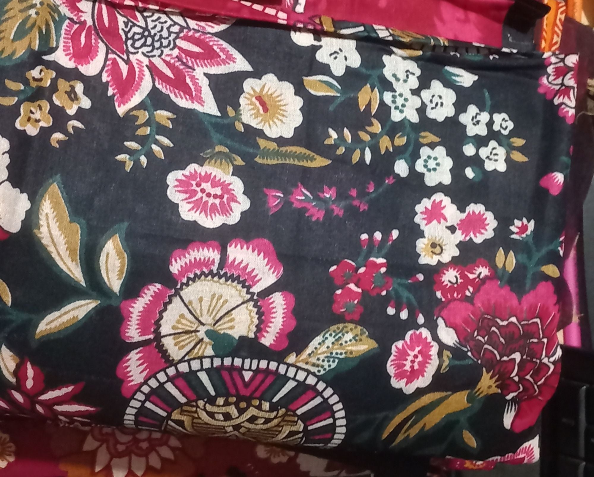 Picture of Soft Silk Katan Saree for Women - Elegant Design, No Blouse Piece, Perfect for Any Occasion