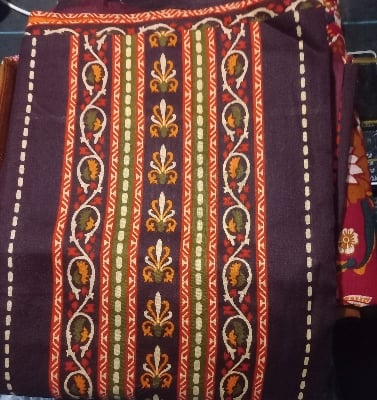 Picture of Soft Silk Katan Saree for Women - Elegant Design, No Blouse Piece, Perfect for Any Occasion