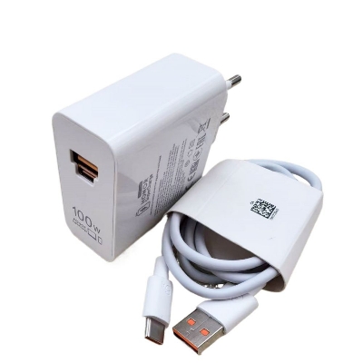 Picture of 100W Charger EU SuperCharge PD/QC 3.0 2 Ports Quick Charge For 400 300 200 100 Pro Magic 7 6 &1/1.5/2 M Type C Cable