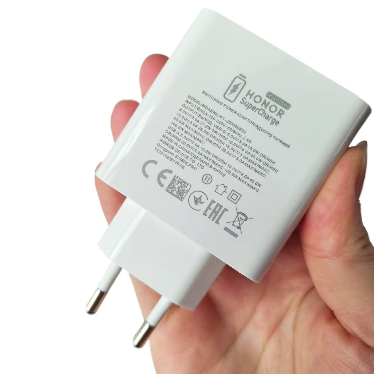 Picture of 100W Charger EU SuperCharge PD/QC 3.0 2 Ports Quick Charge For 400 300 200 100 Pro Magic 7 6 &1/1.5/2 M Type C Cable